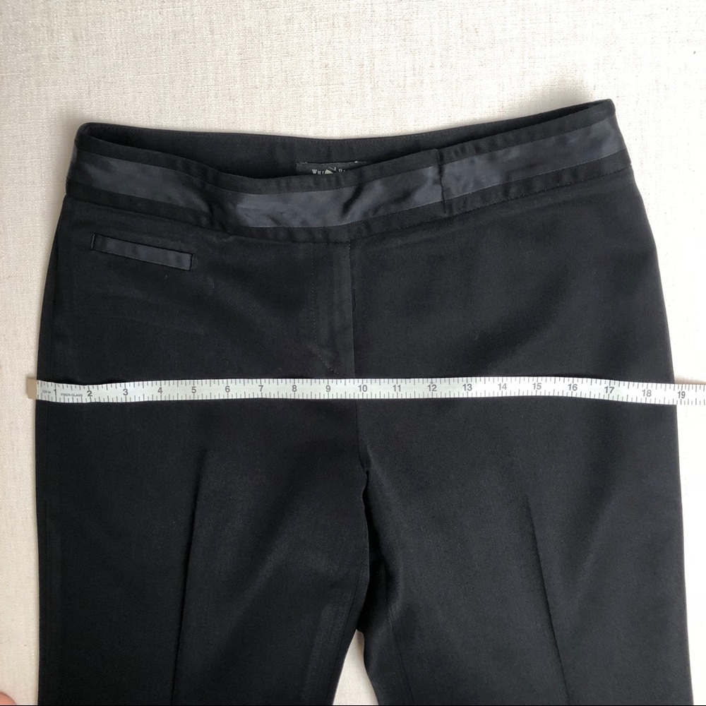 SALE! WHBM Legacy Trouser Pant with Satin Accents - Picture 2 of 5